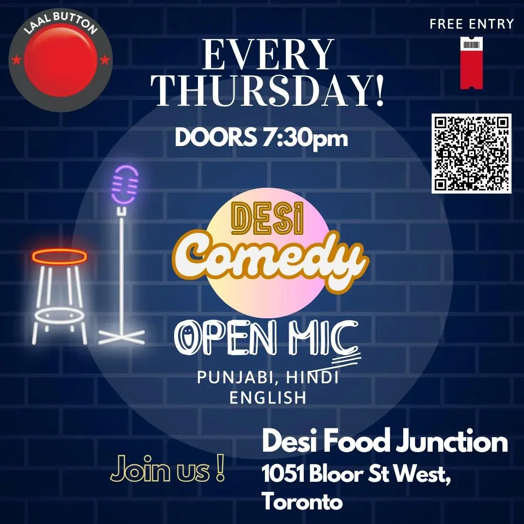 open mic comedy - every thursday