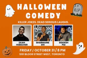 halloween comedy night in toronto - Desi food junction