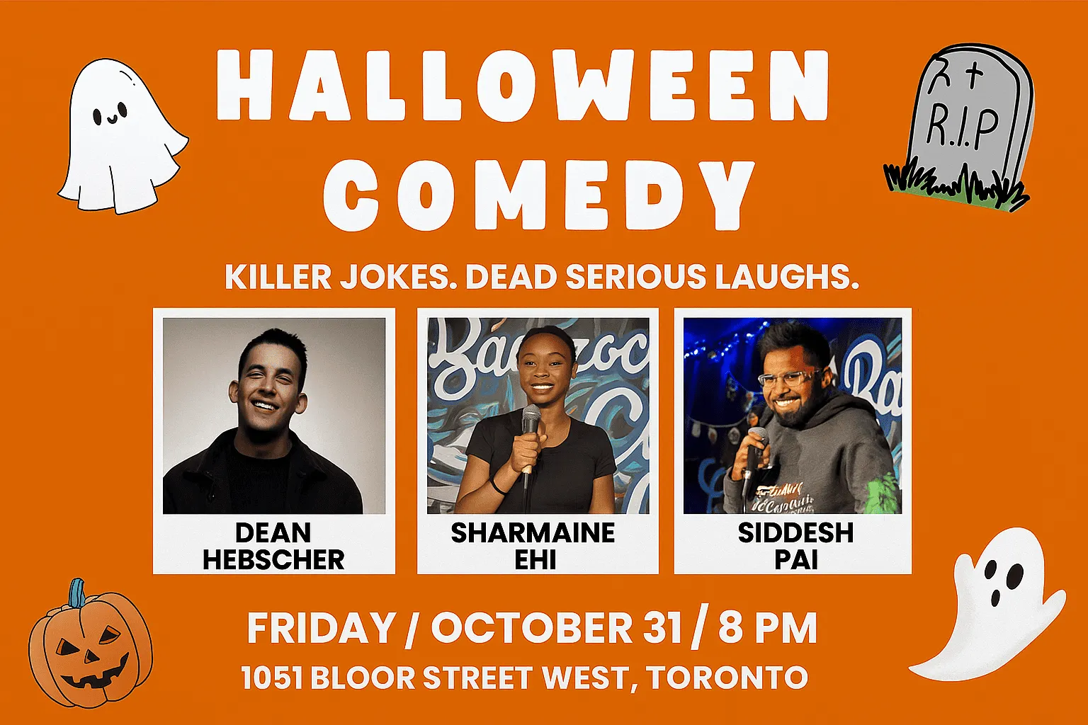 halloween comedy night in toronto - Desi food junction